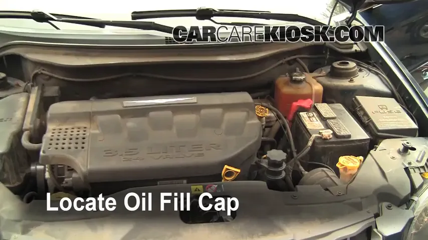 2004 Chrysler Pacifica 3.5L V6 Oil Add Oil